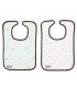 ست دو عددي پيش بند نخی لوما سبز آبی Luma Bib