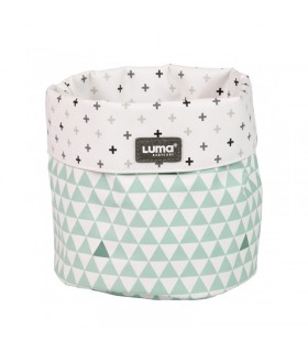 سبد وسایل بهداشتي نوزاد لوما سبز آبی Luma Nursery Basket