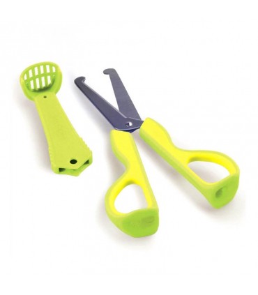 قیچی سه کاره غذا کیدزمی سبز Kidsme 3-in-1 Food Scissors