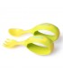 ست قاشق چنگال کودک نوپا کیدزمی سبز Kidsme Toddler Spoon and Fork Set