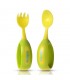 ست قاشق چنگال کودک نوپا کیدزمی سبز Kidsme Toddler Spoon and Fork Set