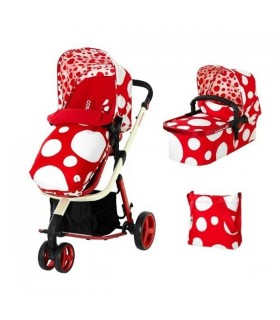 کالسکه 4 تیکه Cosatto Giggle Red Bubble