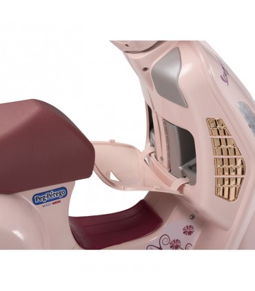 موتور وسپا پگ پرگو صورتی Peg-Perego Vespa Mon Amour