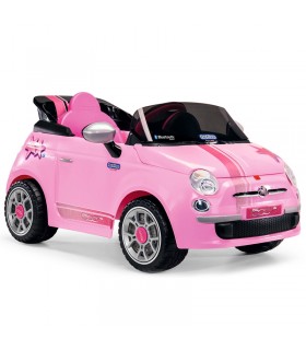 فیات 500 کنترلی پگ پرگو صورتی Peg-Perego Fiat 500 Remote Control