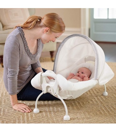 تخت و پارک با جایگاه تعویض گراکو Graco Pack 'n Play Playard with Cuddle Cove Elm