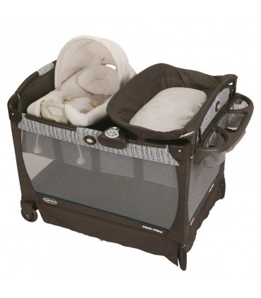 تخت و پارک با جایگاه تعویض گراکو Graco Pack 'n Play Playard with Cuddle Cove Elm