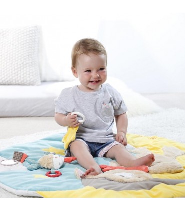 تشک بازي آينه و آويز دار بیبی فن طرح خرس Baby Fehn 3-D Activity Quilt Bruno