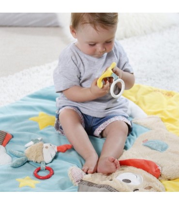 تشک بازي آينه و آويز دار بیبی فن طرح خرس Baby Fehn 3-D Activity Quilt Bruno