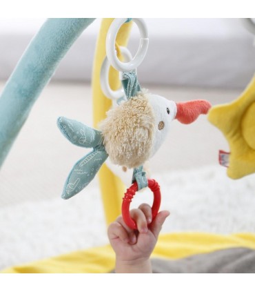 تشک بازي آينه و آويز دار بیبی فن طرح خرس Baby Fehn 3-D Activity Quilt Bruno