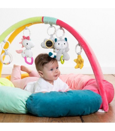 تشک بازيسه بعدی بیبی فن طرح اسب تک شاخ و گربه BabyFehn 3-D Activity Nest Aiko & Yuki