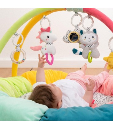 تشک بازيسه بعدی بیبی فن طرح اسب تک شاخ و گربه BabyFehn 3-D Activity Nest Aiko & Yuki