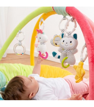 تشک بازيسه بعدی بیبی فن طرح اسب تک شاخ و گربه BabyFehn 3-D Activity Nest Aiko & Yuki