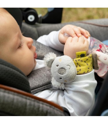 مچبند چسبی جغجغه ای بیبی فن طرح کوآلا BabyFehn Wrist Rattle Koala