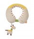 بالشت دور گردنی با آویز جغجغه ای بیبی فن طرح زرافه BabyFehn Neck Support Giraffe