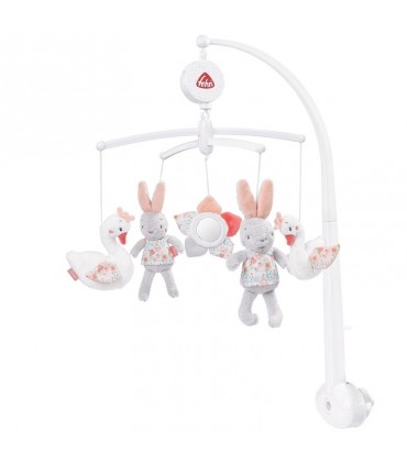 آويز تخت موزيکال بیبی فن طرح خرگوش BabyFehn Mobile Musical Swan Lake