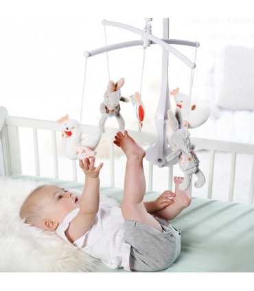 آويز تخت موزيکال بیبی فن طرح خرگوش BabyFehn Mobile Musical Swan Lake