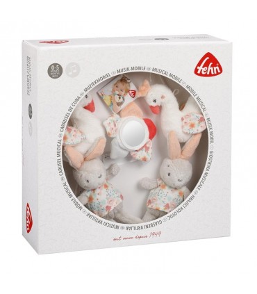 آويز تخت موزيکال بیبی فن طرح خرگوش BabyFehn Mobile Musical Swan Lake