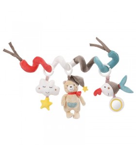 آويز مارپیچ کالسکه و تخت بیبی فن طرح خرس BabyFehn Activity Spiral Bruno