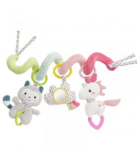 آويز مارپیچ کالسکه و تخت بیبی فن طرح اسب تک شاخ BabyFehn Activity Spiral Aiko & Yuki