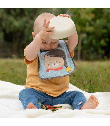پیشبند بیبی فن طرح خرس BabyFehn Bib Bear