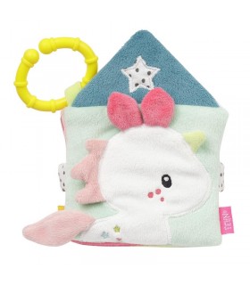 آویز کالسکه کتابچه بیبی فن طرح اسب تک شاخ BabyFehn Soft Book Aiko & Yuki