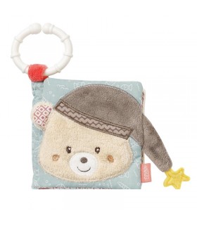 آویز کالسکه کتابچه بیبی فن طرح خرس BabyFehn Soft Book Bruno