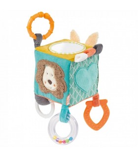 آویز کالسکه مکعب بیبی فن BabyFehn Activity Cube Funky Friends