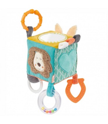 آویز کالسکه مکعب بیبی فن BabyFehn Activity Cube Funky Friends