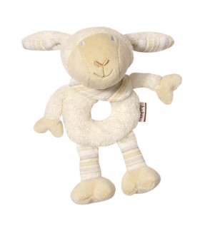 جغجغه بیبی فن طرح گوسفند BabyFehn Soft Ring Rattle Sheep