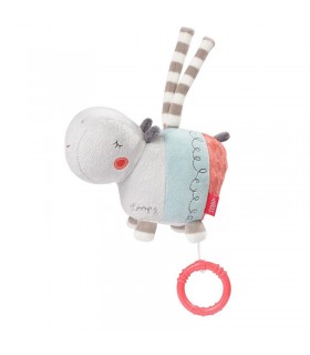 عروسک نخ کش موزیکال بیبی فن طرح اسب آبی BabyFehn Musical Hippo