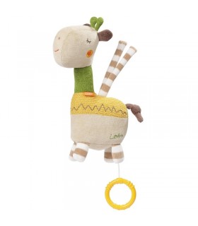 عروسک نخ کش موزیکال بیبی فن طرح زرافه BabyFehn Musical Giraffe