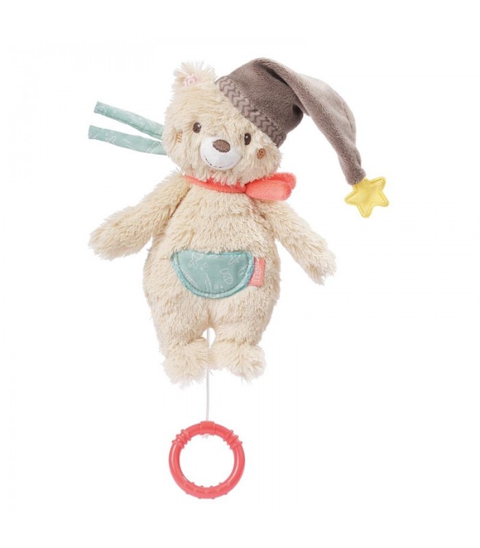 عروسک نخ کش موزیکال بیبی فن طرح خرس BabyFehn Musical Bear