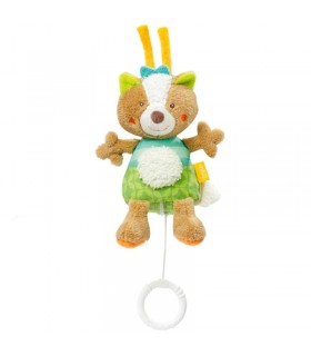 عروسک نخ کش موزیکال بیبی فن طرح مینی روباه BabyFehn Mini Musical Fox