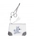 ست کیف و قیچی ب ب ژو طرح گورخر Bebejou Baby Scissors in Textile Cover Dinkey Zebra