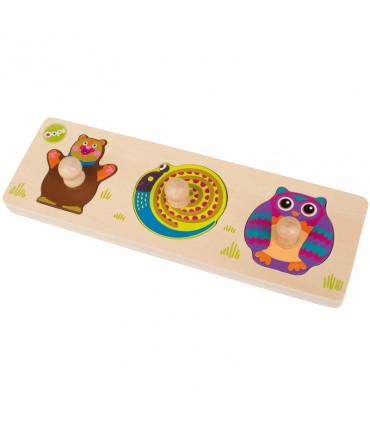 پازل 3 عددی اوپس طرح حلزون Oops Easy-Shapes Forest