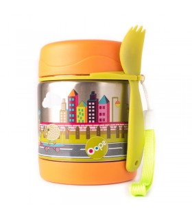 فلاسک غذای اوپس نارنجی Oops Cool-Thermal Food Jar
