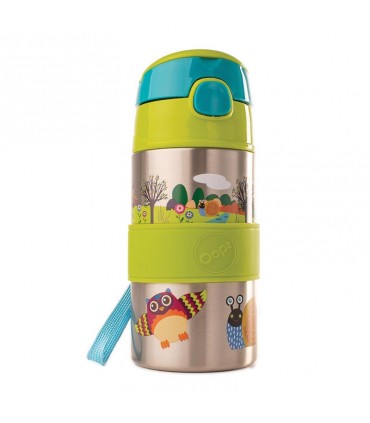 فلاسک آب نی دار اوپس سبز Oops Cool-Stainless Steel Straw Bottle