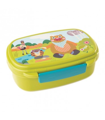 ظرف غذاو اسنک اوپس سبز Oops Cool-Lunch Kit