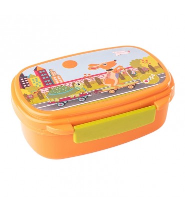 ظرف غذا و اسنک اوپس نارنجی Oops Cool-Lunch Kit