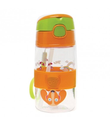 لیوان نی دار اوپس نارنجی Oops Cool-Straw Bottle
