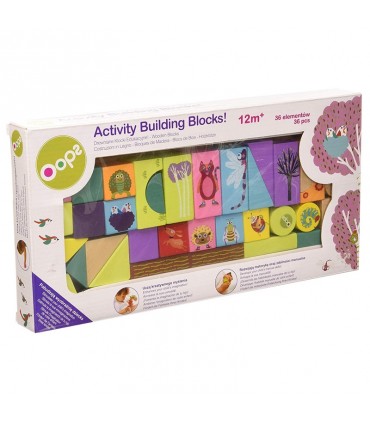 پازل چوبی مگنتی بزرگ اوپس Oops Activity Building Blocks