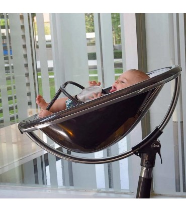 صندلی غذای کودک میما رنگ مشکی/بادمجانی Mima Moon High Chair