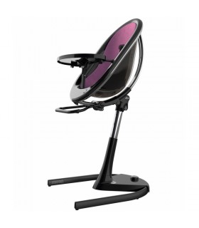 صندلی غذای کودک میما رنگ مشکی/بادمجانی Mima Moon High Chair