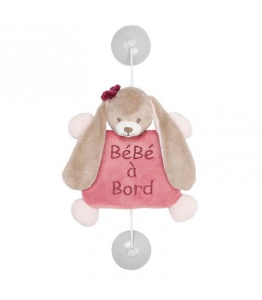 آویز هشدار کودک خرگوش ناتو Nattou Baby on board Nina the rabbit