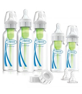 ست آغازین 12 تکه آپشن باریک دکتر براون Dr Brown’s Natural Flow Options+ Feeding Set