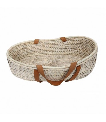 گهواره ي حصيري دست چرم ناتور Natur Cradle