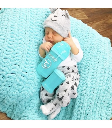 شیشه شیر آنتی کولیک 180 میل تویست شیک TwistshakeAnti Colic Bottle 180ml Pink