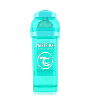 شیشه شیر آنتی کولیک 260 میل تویست شیک TwistshakeAnti Colic Bottle 260ml Turquoise
