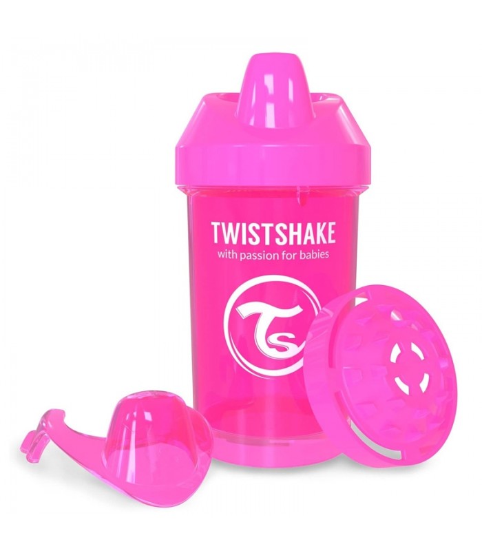 لیوان آبمیوه خوری 300 میل تویست شیک Twistshake Crawler Cup 300ml Pink