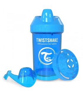 لیوان آبمیوه خوری 300 میل آبی تویست شیک Twistshake Crawler Cup 300ml Blue